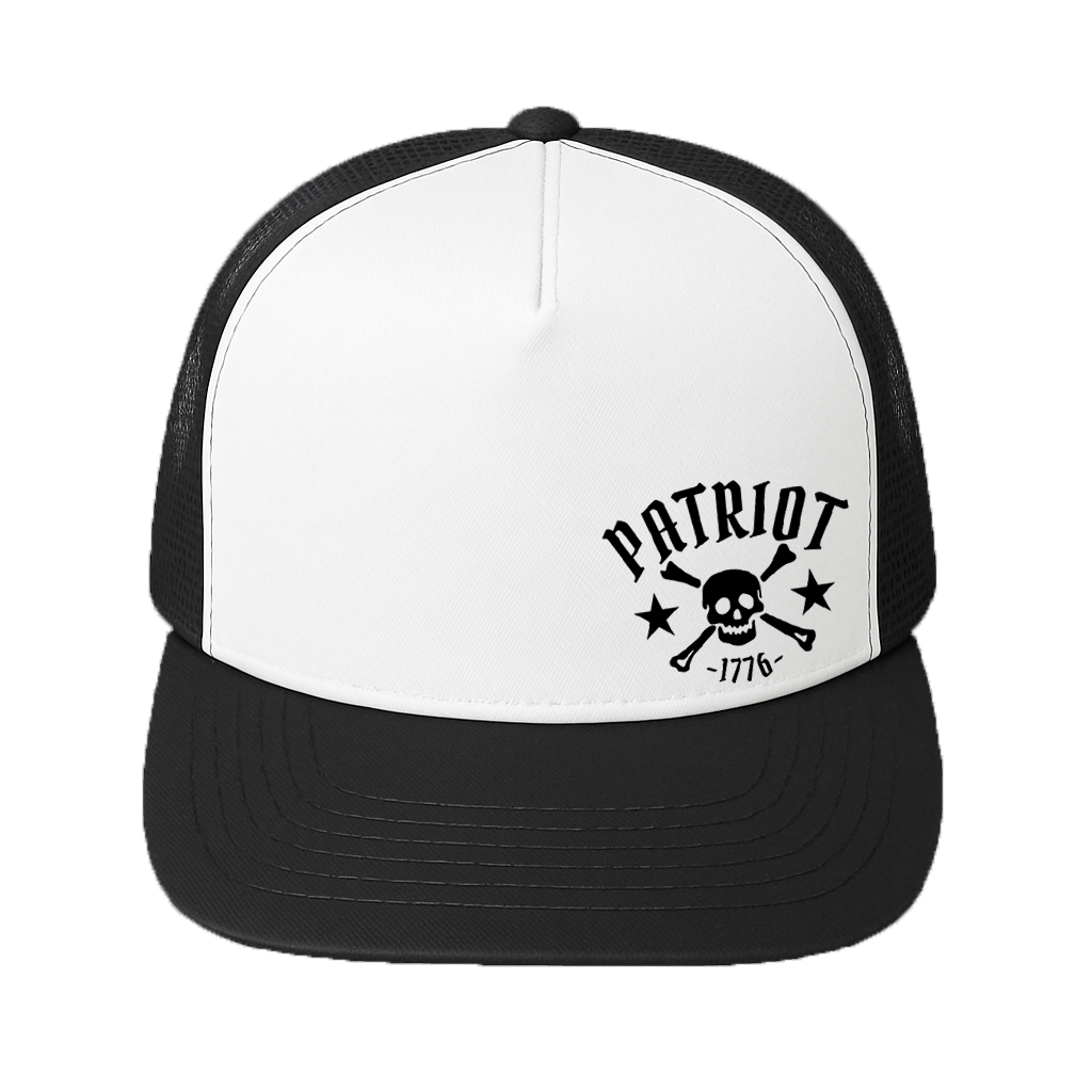 Patriot and Crossbones Side Piece Hat