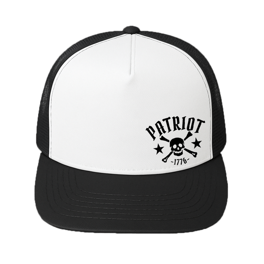 Patriot and Crossbones Side Piece Hat